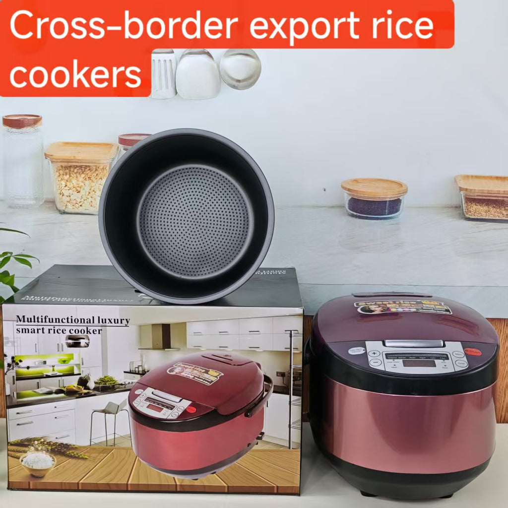 New Smart Touch Screen6L Electric Rice Cooker Household Multi-Functional Large Capacity Appointment Timed Rice Cooker Wholesale