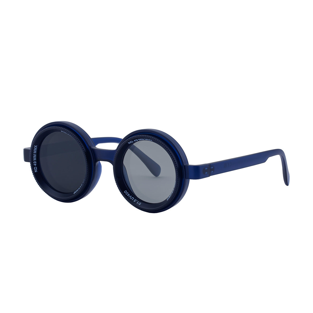 Nighttime Driving Glasses Round Frame ND Adjustable Zoom Men's Sunglasses2025New Polarized Sunglasses