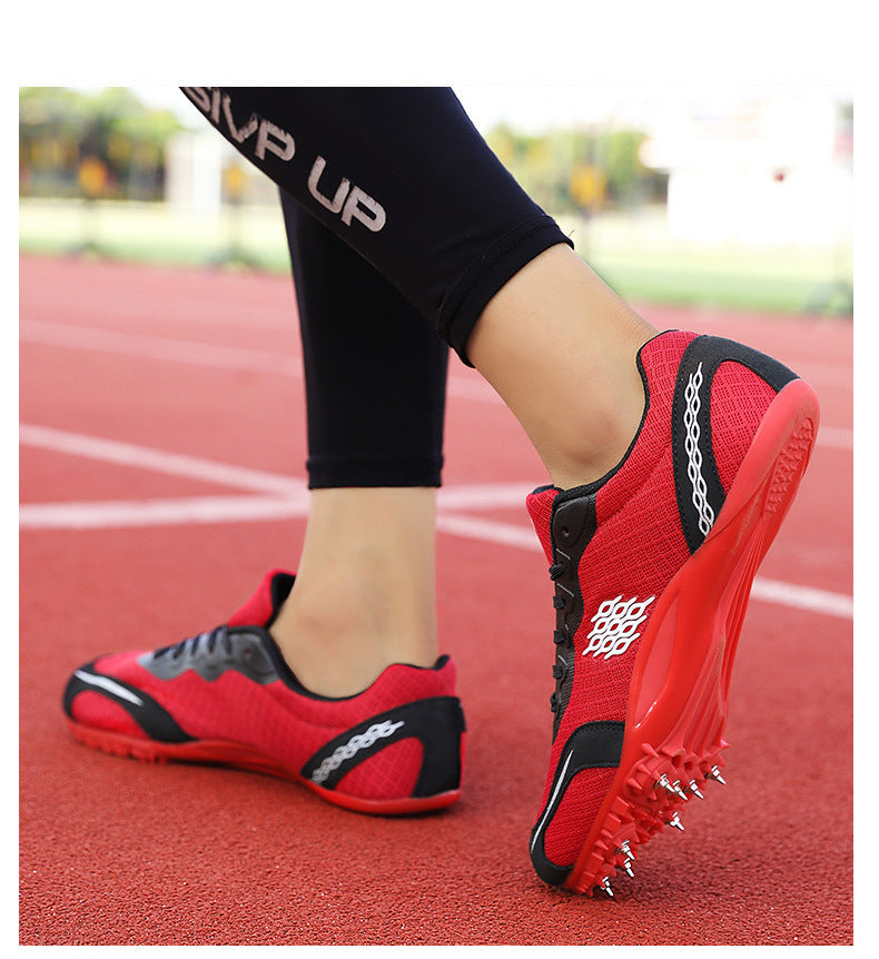 New Professional Track and Field Shoes for Men and Women, Students, Teenagers, Running, Standing Long Jump, Hurdles, High Jump, Spikes, Physical Education Shoes