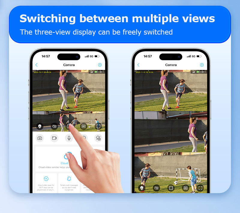 New Product AOV Low Power Consumption Trinocular Solar Camera9MP High Definition Full Color4G Solar Monitoring