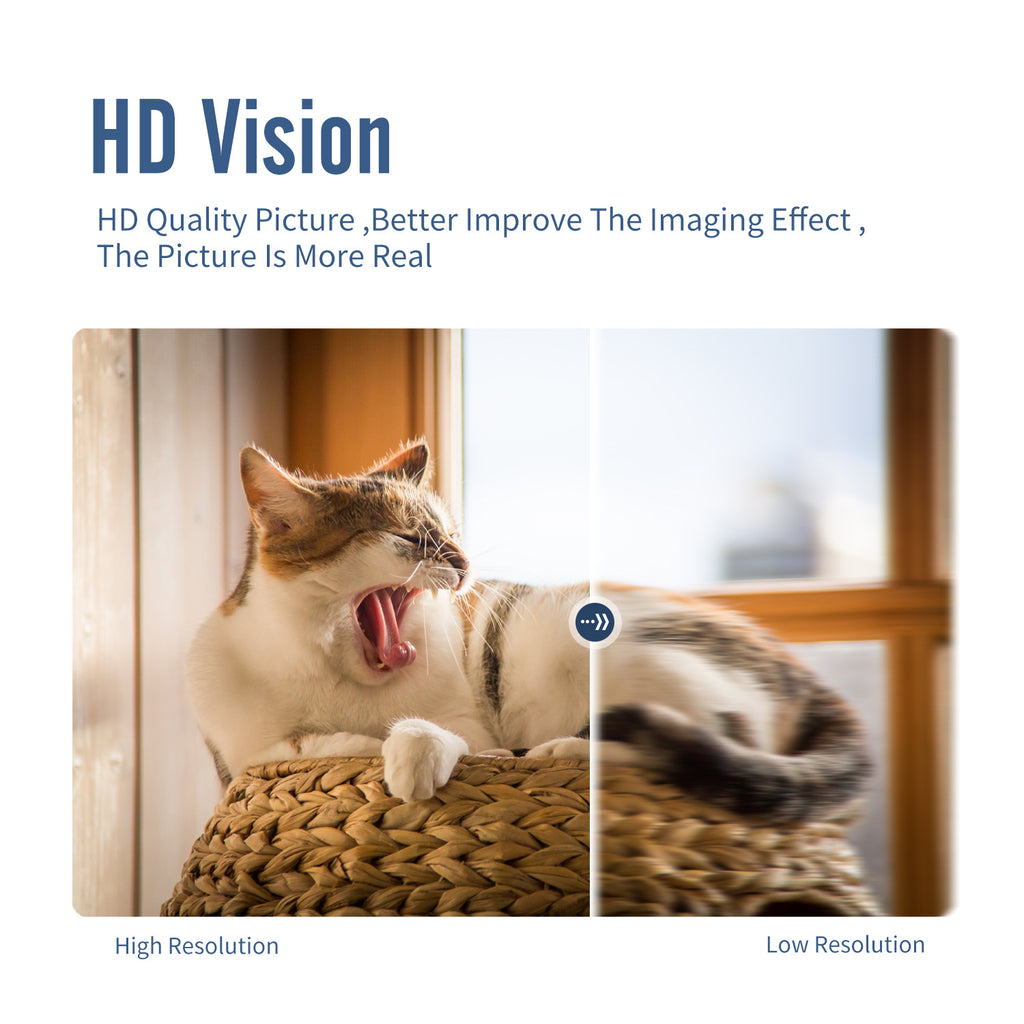 Scarecrow5G Wireless Monitor Camera HD Network wifi Home Use Shaking Head Machine Little Snowman Night Vision