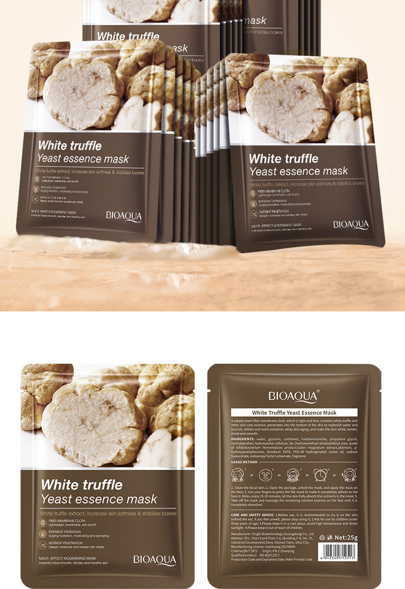 Mask BIOAOUA White Truffle Moisturizing Caviar Nourishing Resurrection Grass Hydrating  Wholesale