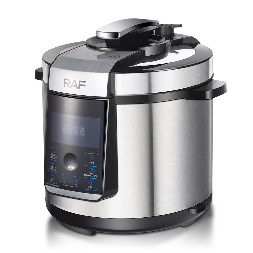 RAF European Standard Multifunctional Rice Cooker and Soup Pot with Lid Opening, Household Electric Pressure Cooker for Sauce Collection and Reservation, Rice Cooker and Pressure Cooker