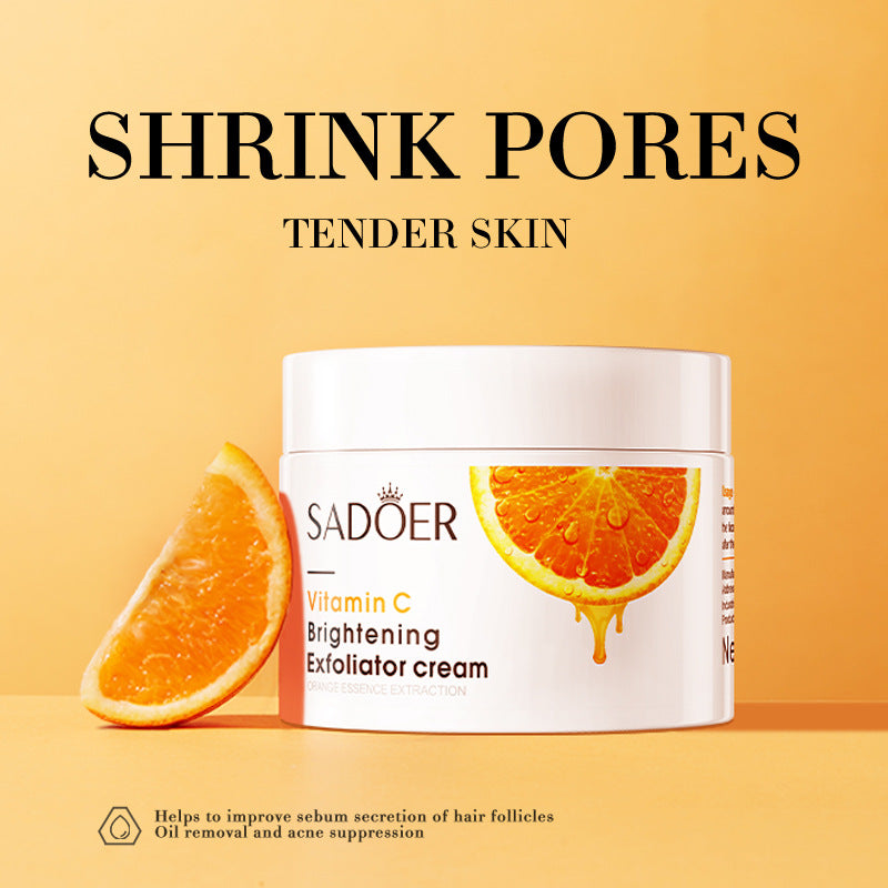 Vitamin C Lotion140g SADOER Deep Cleansing Gel Scrub Cross-Border Foreign Trade Wholesale