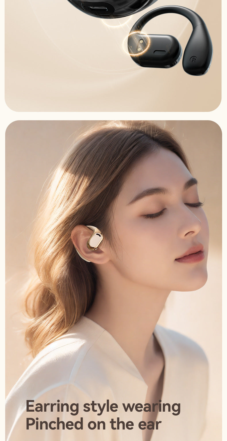 Chengruida M76Open Wireless Bluetooth Earphones Bone Conduction Ear-hook Running Sports Bluetooth Earphones