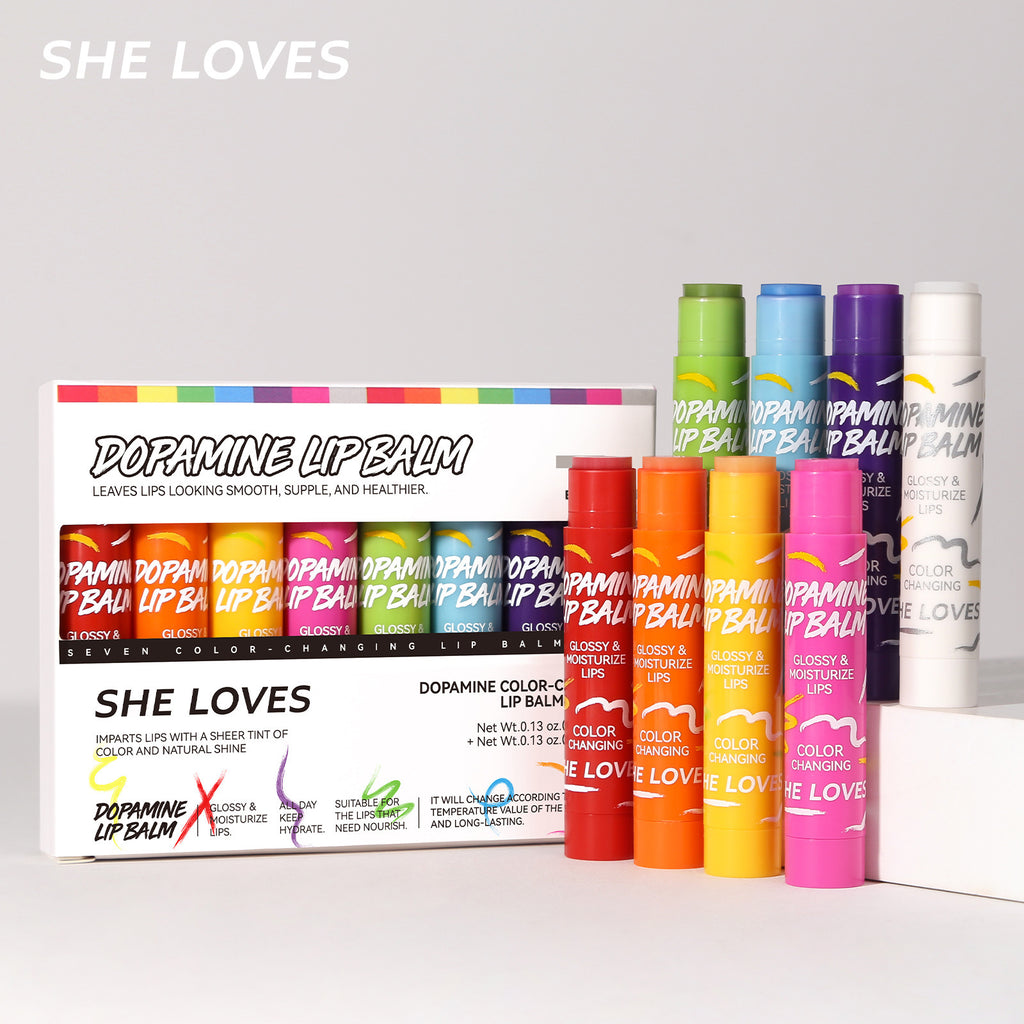 Tinted Lip Balm Set Moisturizing Anti-Cracking Lipstick Lip Mask Vaseline Tinted Nourishing Lip Balm