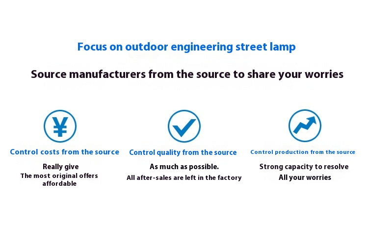 Solar Street Light Automatically Turns on After Dark, Rainy Day Power Supply, Ultra Bright Waterproof Household Solar Light