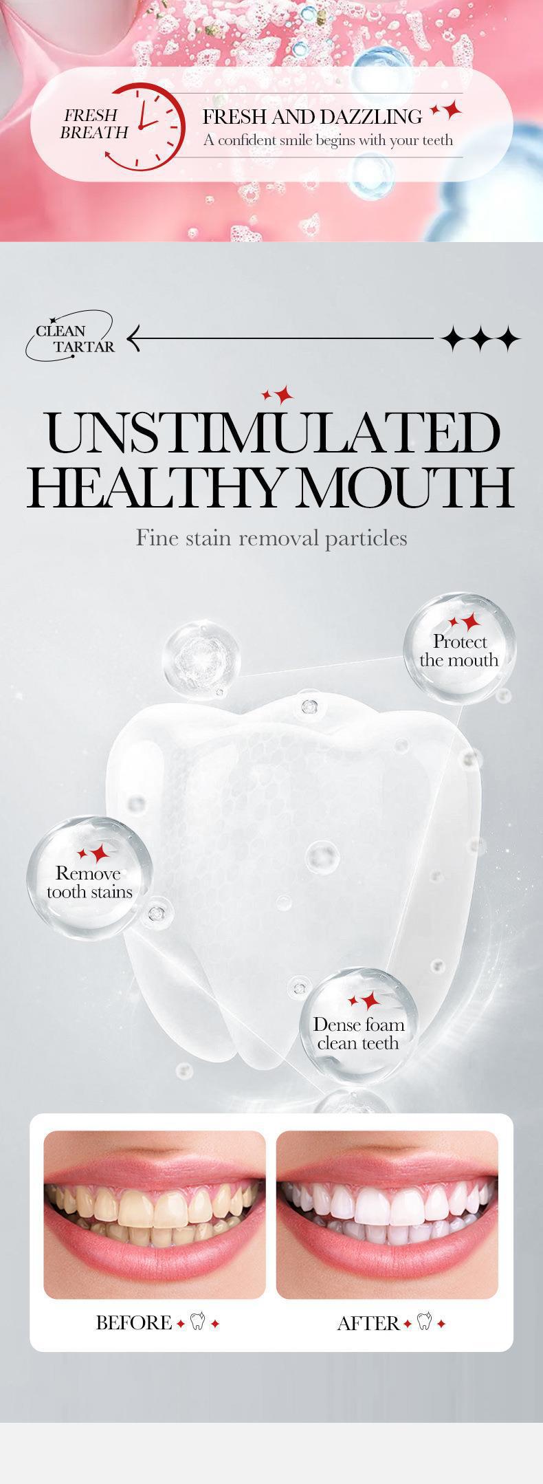 BIOAOUA Baking Soda Gum Care Toothpaste Clean the Mouth and Freshen Breath Genuine Toothpaste Wholesale