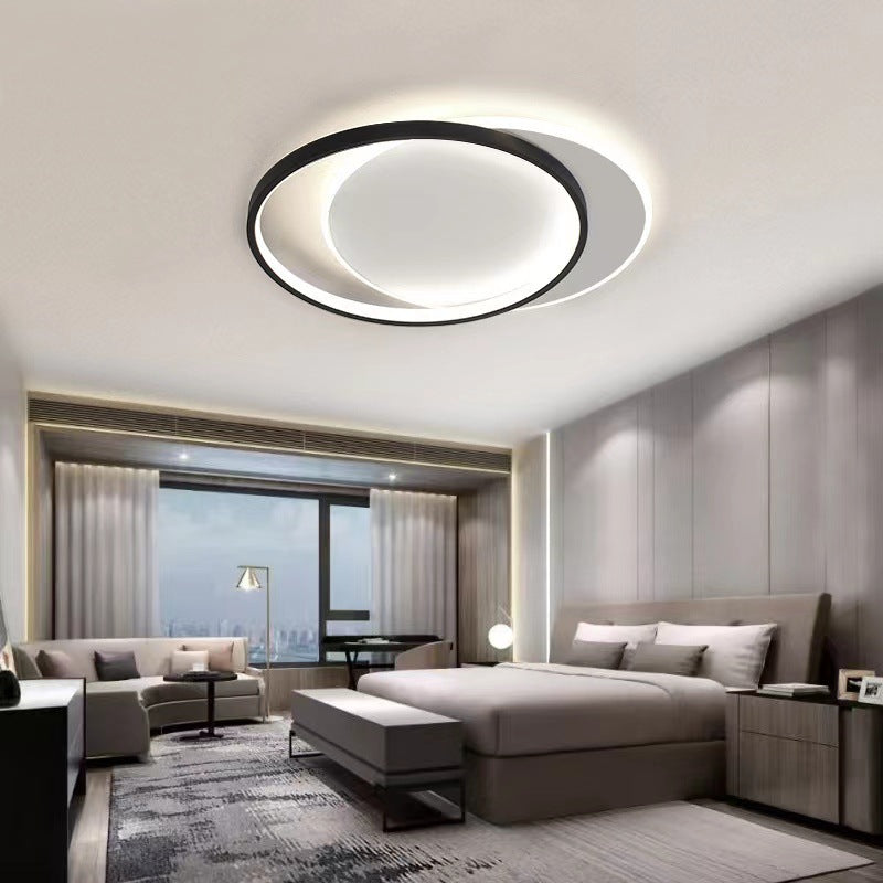 Nordic Living Room Lamp Rectangular Household Elegant Ceiling Lamp led Master Bedroom Lamp Iron Art Room Lamp Zhongshan Lighting