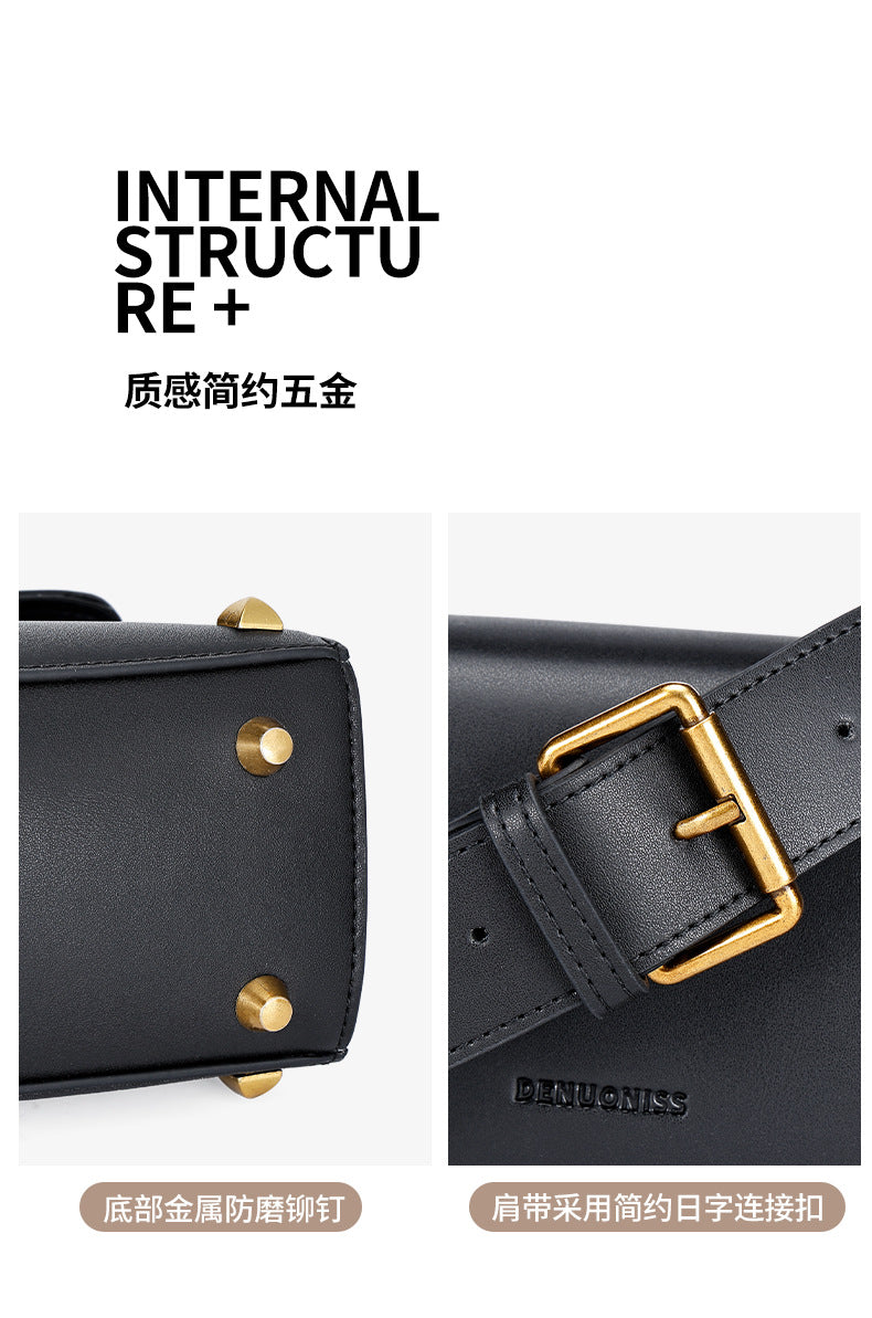 High-Quality Fashion Women's Bag Single Shoulder Bag Versatile Niche Crossbody Bag European and American Light Luxury Handbag Birthday Gift