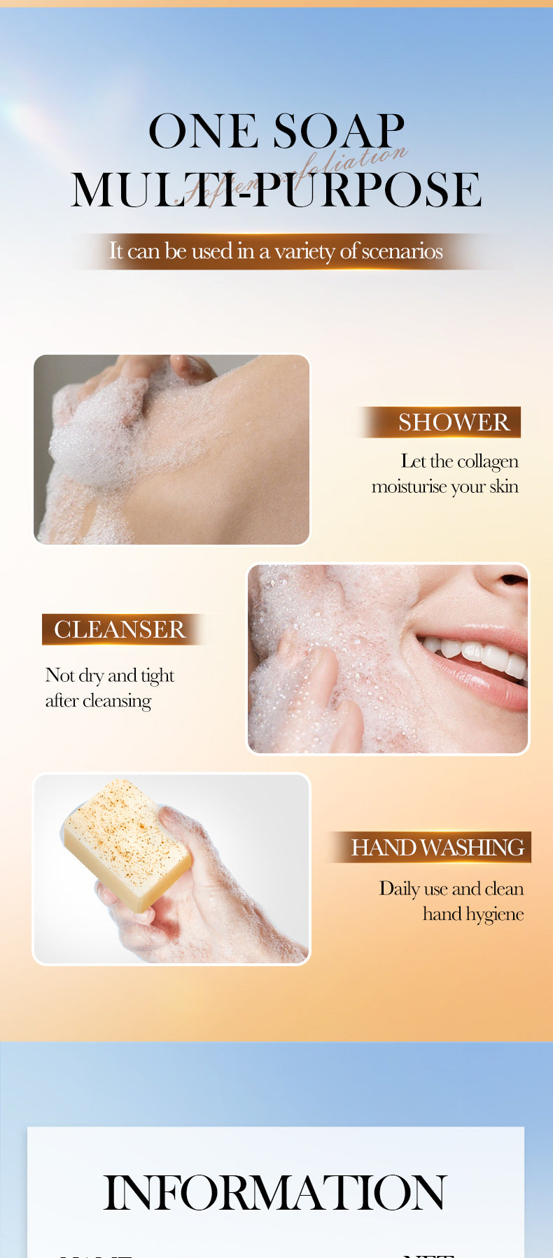 Oatmeal Scrub Soap100g Exfoliating Cleansing Soap Body Cleansing Handmade Soap Export Manufacturer Wholesale