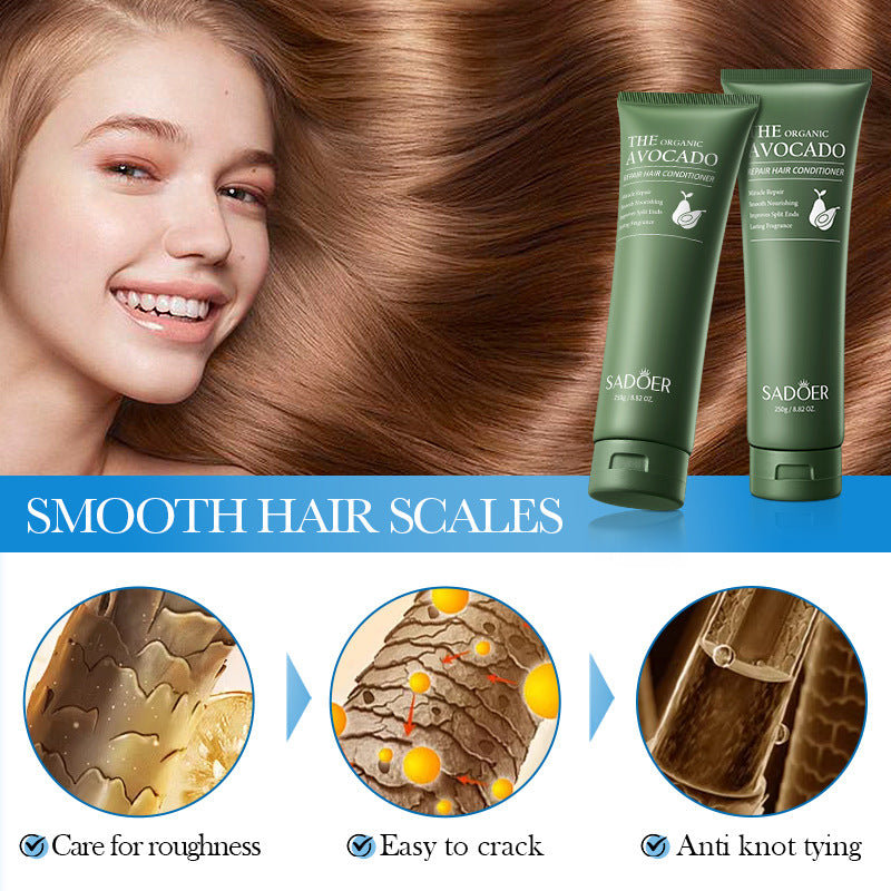 Avocado Smooth Conditioner250g SADOER Cross-border foreign trade wholesale of frizz improvement conditioner