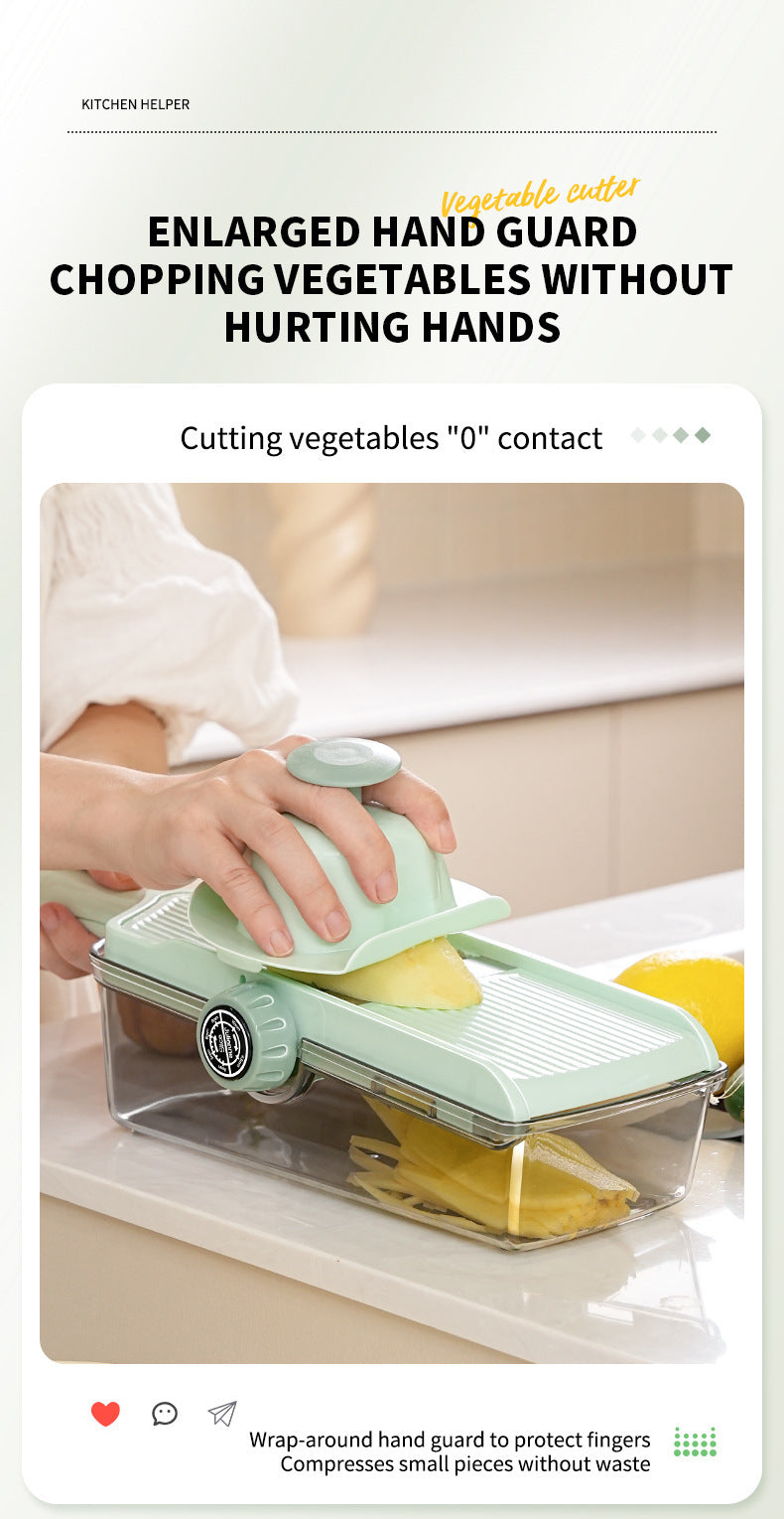 Home Kitchen Shredding and Slicing Machine Lemon Dicing and Slicing Vegetable Cutter Potato Grater Multi-Functional Vegetable Slicer