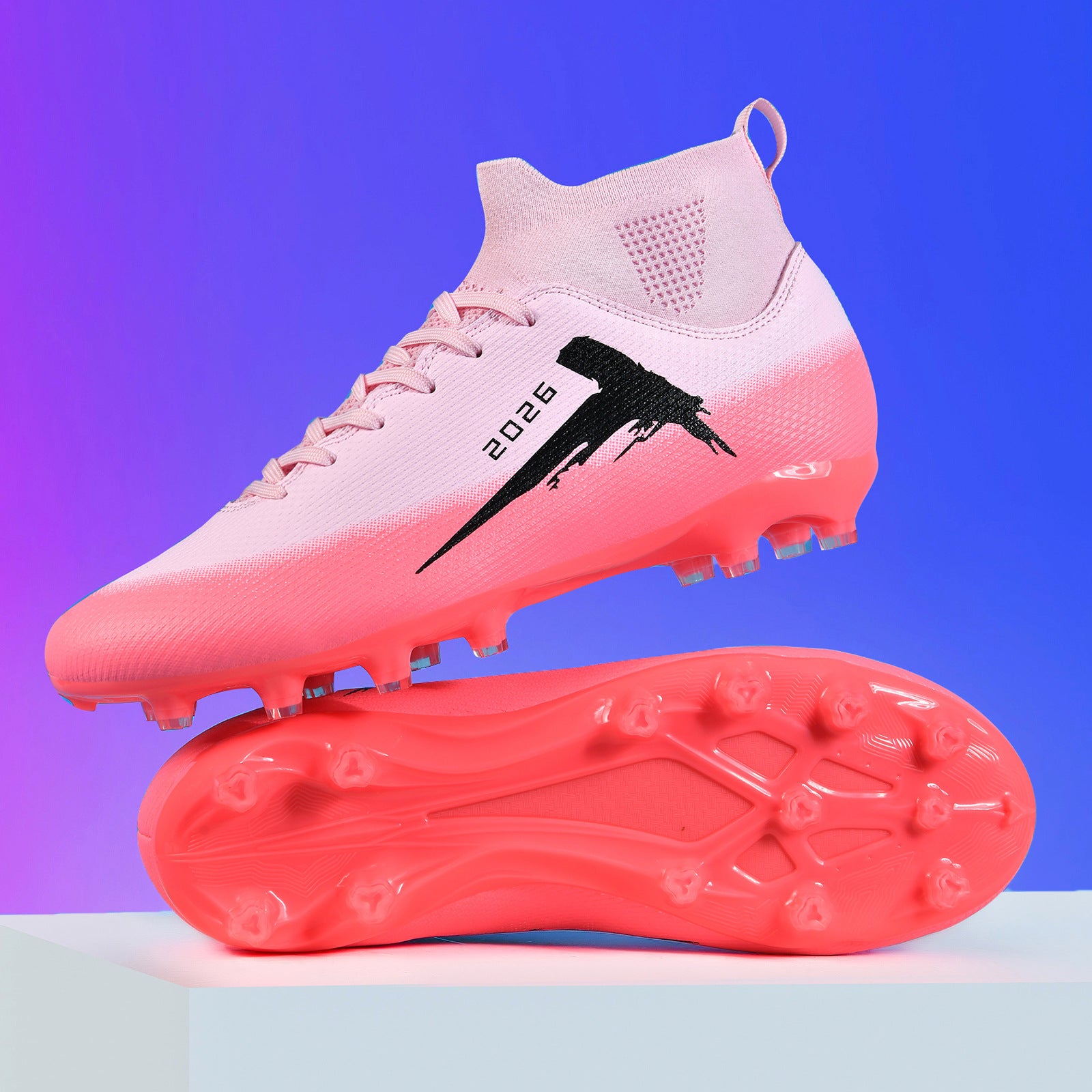 New Assassin Football Shoes Adult Training AG Spike TF Wholesale Training Sneakers for Teenagers and Students