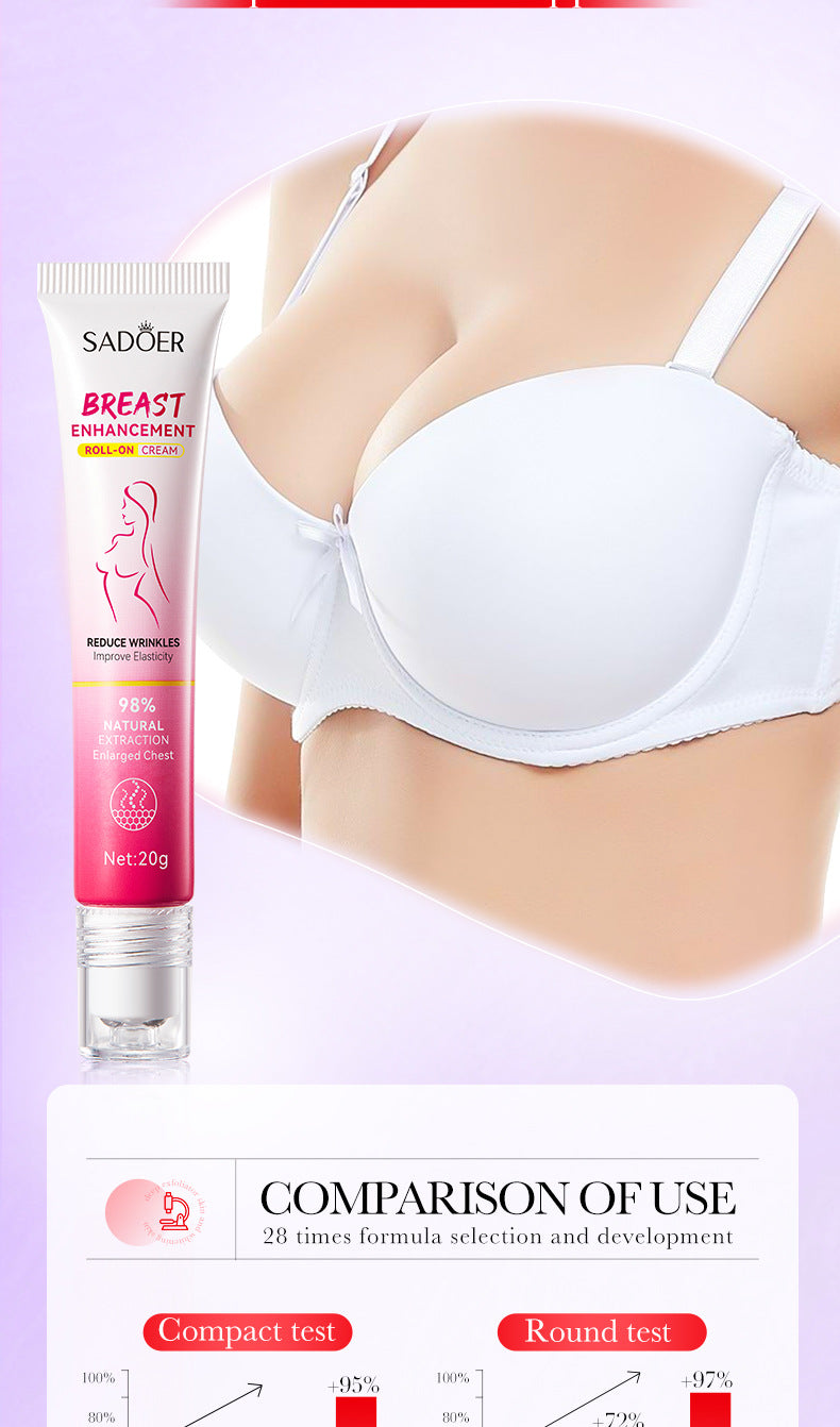 Roll-on Cream20g SADOER Breast Firming and Plumping Massage Care Beauty Cream  Wholesale