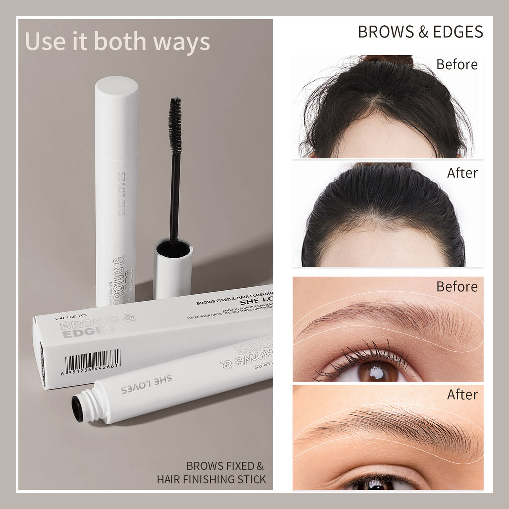 Eyebrow Hair Styling Stick brows & hair styling Silicone-free Alcohol Quick-Dry Long-Lasting Setting