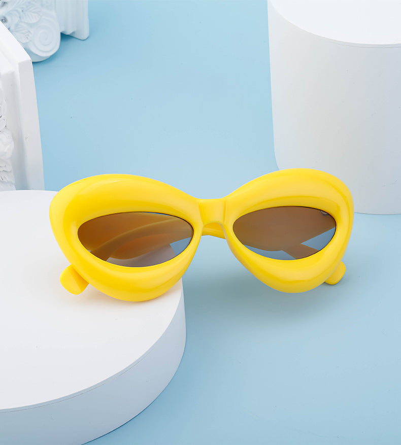 European and American Style Lip Sunglasses for Women Fashionable Party Quirky Personality Sunglasses Women's Glasses Wholesale Street Style Sun Protection