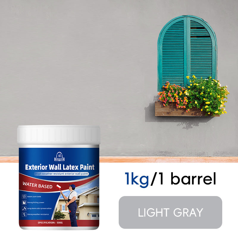 Qixia Exterior Wall Latex Paint Wall Renovation Special Repair Exterior Wall Paint Color Change Coating Wall Paint Exterior Wall Coating