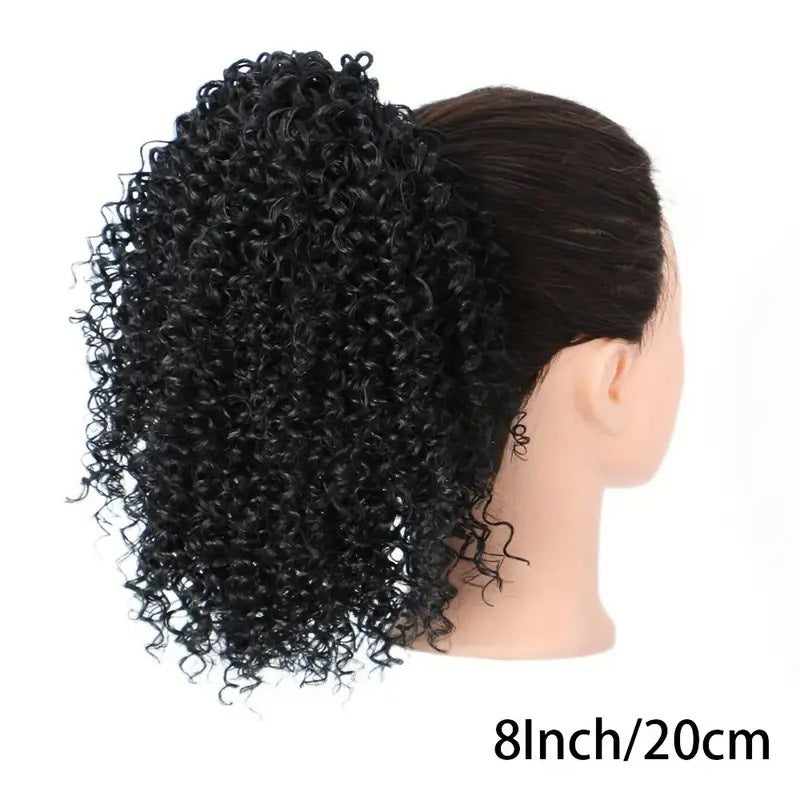 81-inch Synthetic Hair African Drawstring Ponytail jerry curly Small Curly Ponytail