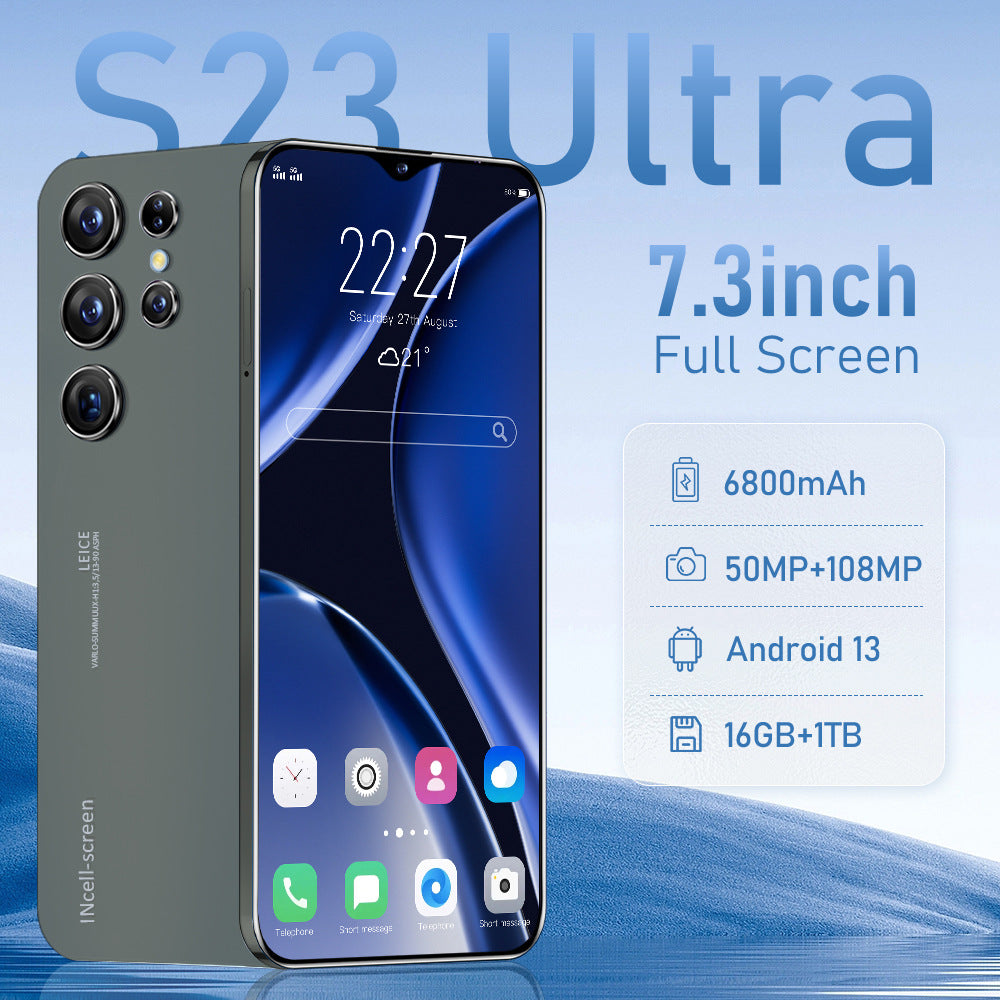 202516+1T Smartphone S23Ultra HD Large Screen4G Android Smartphone