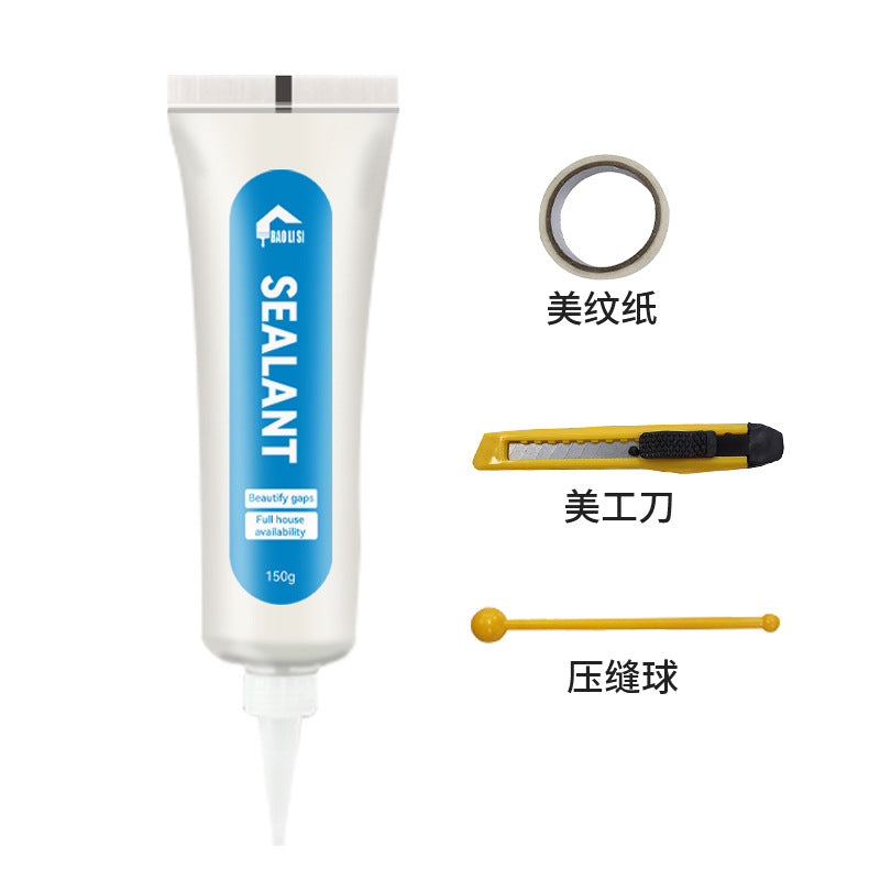 Sealant for Wood and Glass, Furniture, Doors, Windows, Cabinets, Scratch Repair, Waterproof, Paint Repair, Edge Sealing, Color Matching Paste, Wood Repair