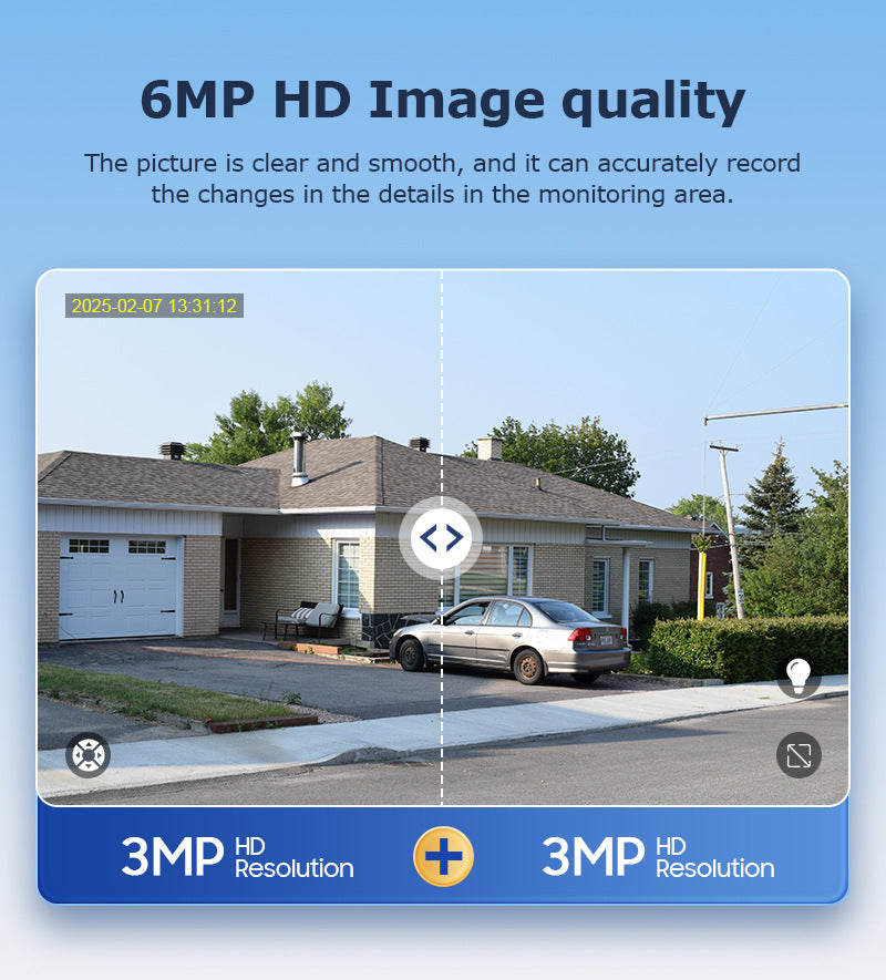 4G Wireless Trinocular Multi-view Remote Control1510x Zoom Solar-Powered Camera600Ultra HD Night Vision