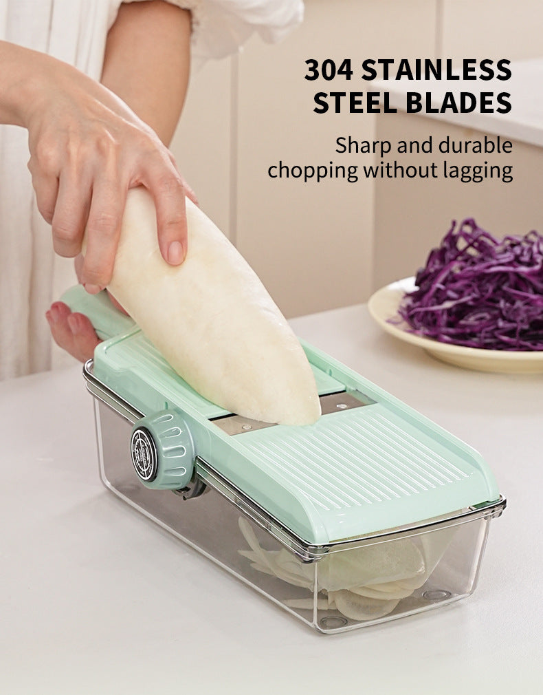 Home Kitchen Shredding and Slicing Machine Lemon Dicing and Slicing Vegetable Cutter Potato Grater Multi-Functional Vegetable Slicer