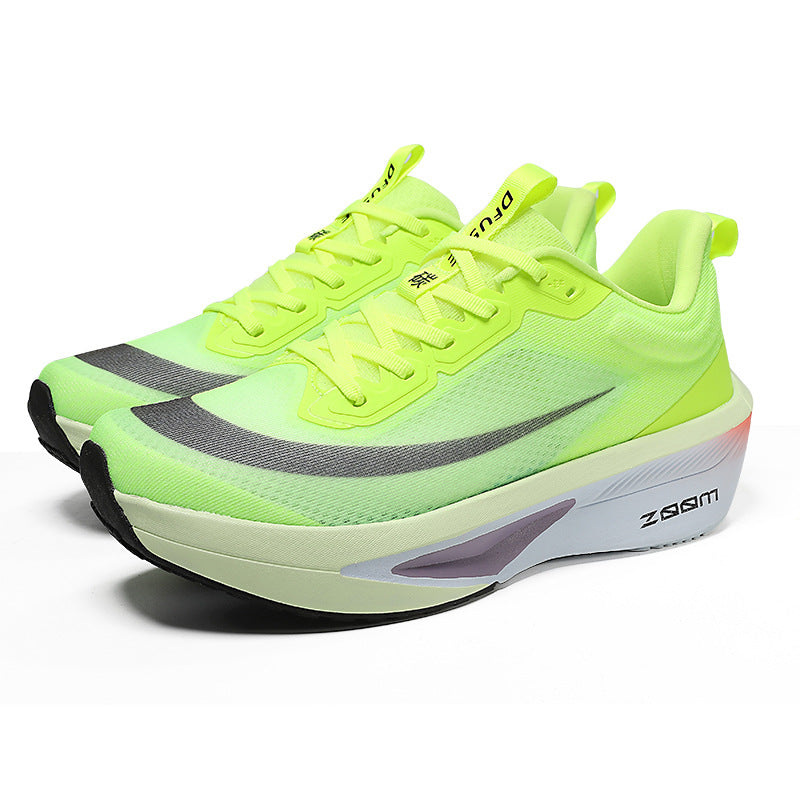 2025Plus Size Sports Shoes Racing Training Carbon Plate Sports Shoes Lightweight Men and Women Autumn Running Shoes