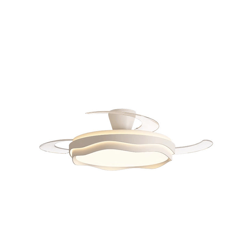 Invisible Fan Light Full Spectrum Eye Protection High Wind Power Silent Modern Simple Hall Bedroom Room Restaurant Ceiling Fan Light