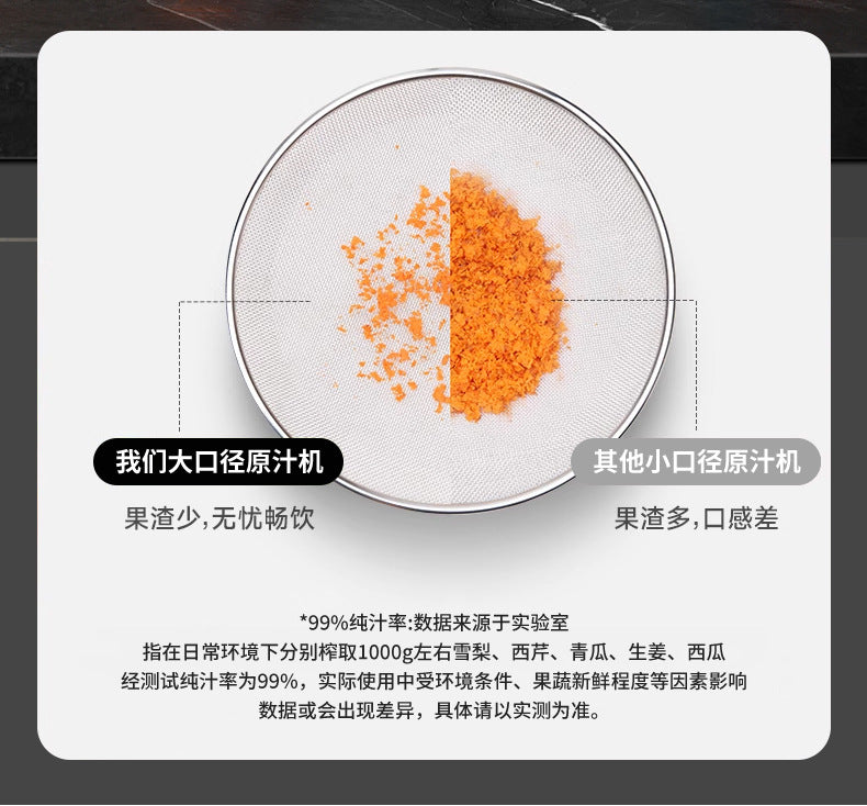 Juicer with Pulp Separation, Fully Automatic Household Small Juicer, Multi-Functional Fruit Juice Maker, Original Juice Machine