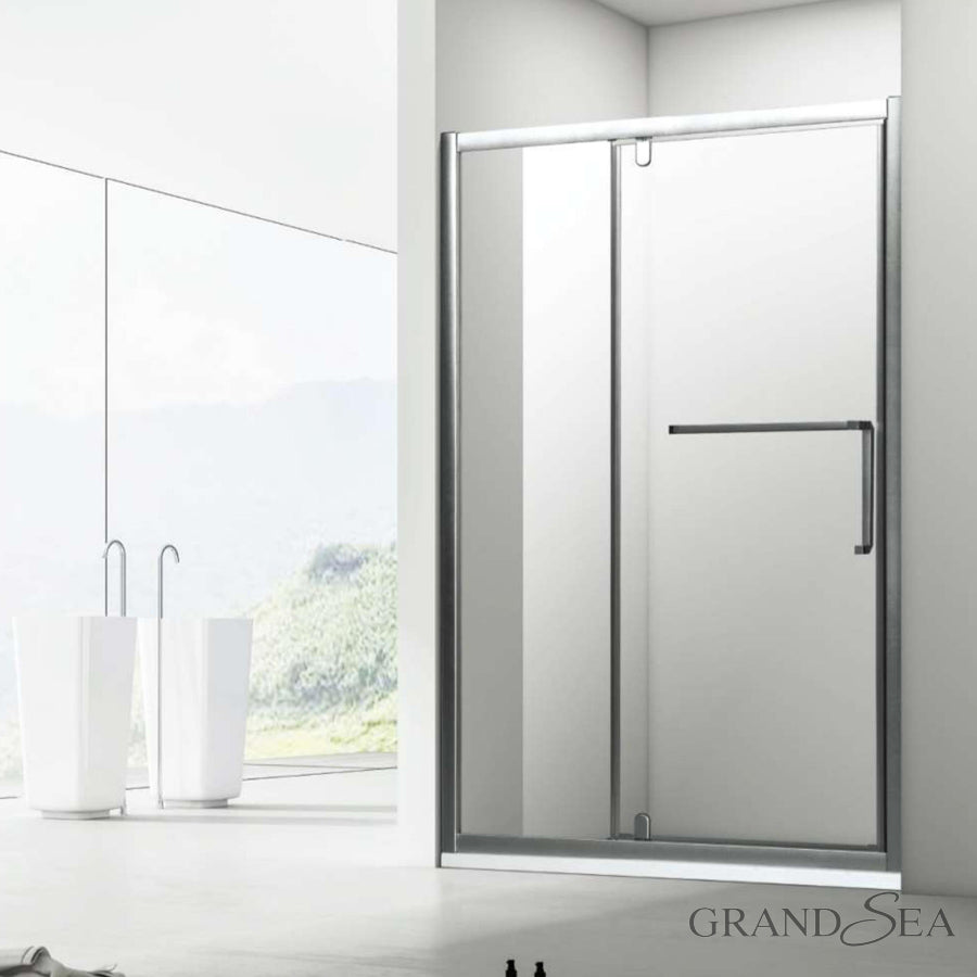 Grandsea Custom Aluminum Frame Slide Bathroom Glass Shower Door Portable Shower Room