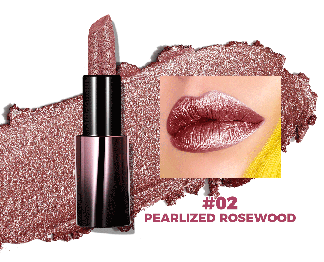 Hot-selling Magnetic Metal Pearl Lipstick Moisturizing Waterproof Non-stick Cup Long-lasting Colorfast Makeup Lipstick