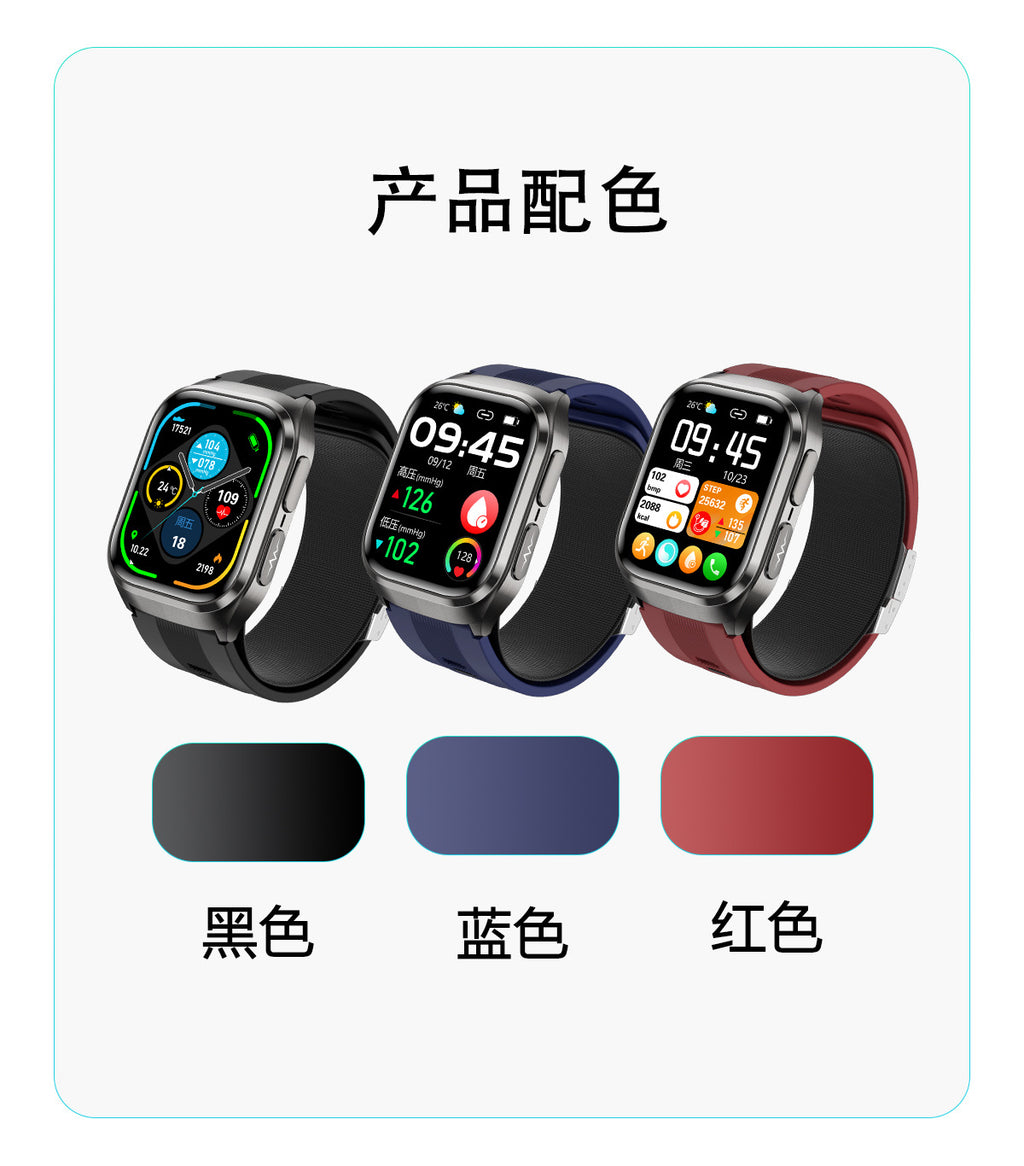 S17Smart Watch Air Pump Air Bag Blood Pressure Measurement ecg ECG NFC Bluetooth Call HD amoled Smart Watch