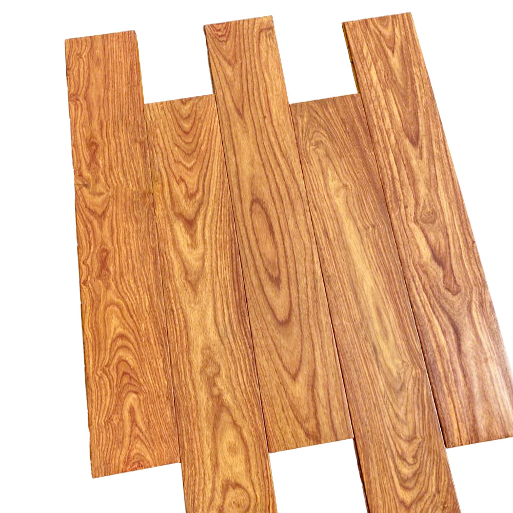 ENF Certified AB Grade Padauk Click Lock Three-Layer Solid Wood Flooring Waterproof Anti-slip for Living Room & Outdoor Use