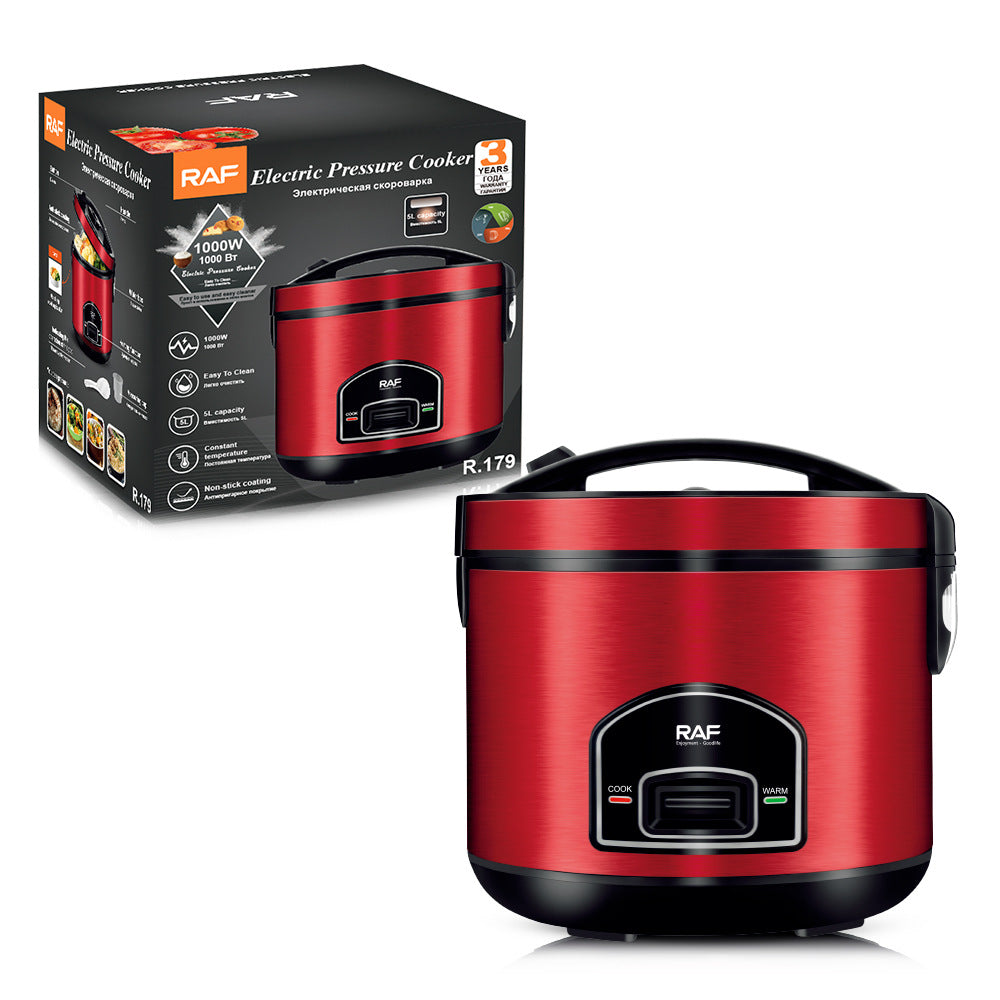 RAF European Standard Fully Automatic Health-Preserving Household Stainless Steel Rice Cooker Intelligent5L Multifunctional R.179