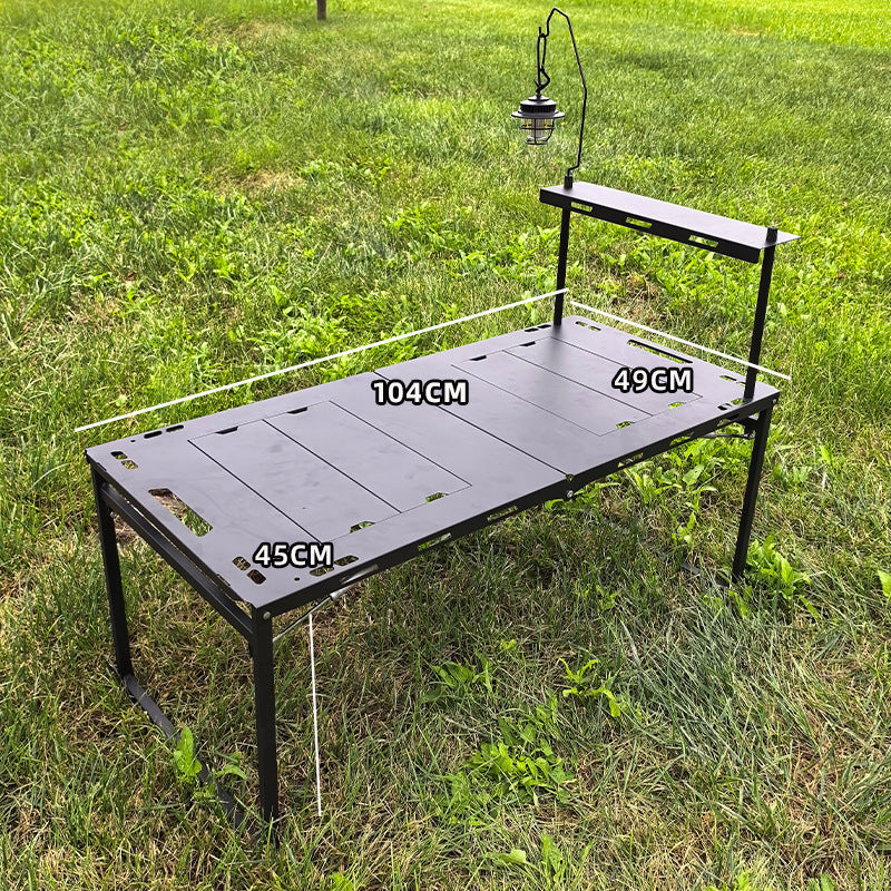 IGT Tactical Table Folding Table Camping Table Outdoor BBQ Hydraulic Rod Table Semi-Automatic Table Integrated Multi-Function Table