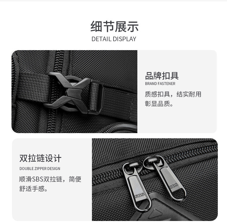 OZUKO Tactical Chest Bag Men's Crossbody Bag Shoulder Bag Men's Outdoor Sports Waterproof High-Quality Men's Bag