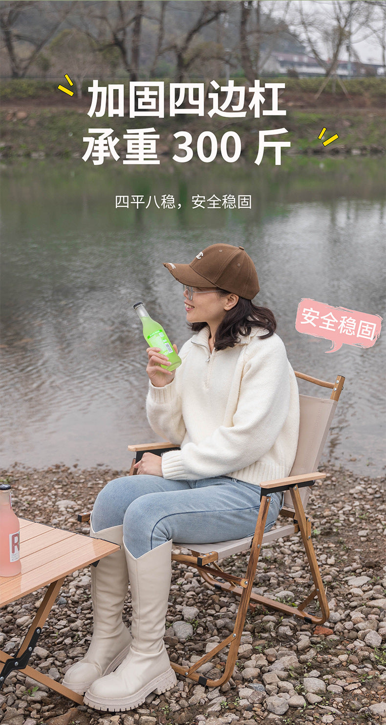 Wholesale Outdoor Folding Chair Aluminum Alloy Portable Kermit Chair Camping Chair Lightweight Folding Stool