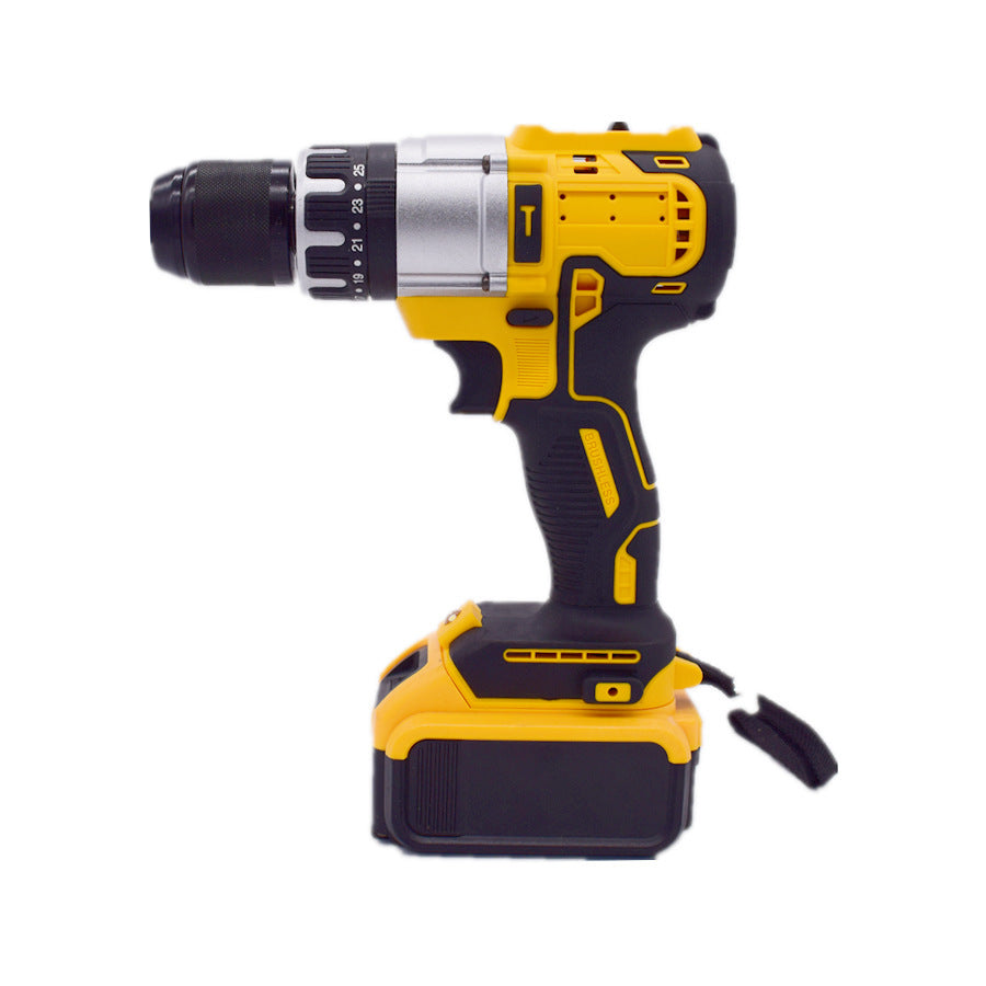 DW791Impact drill13mm Multifunctional Lithium Electric Drill Rechargeable Lithium Battery Electric Screwdriver Full Set