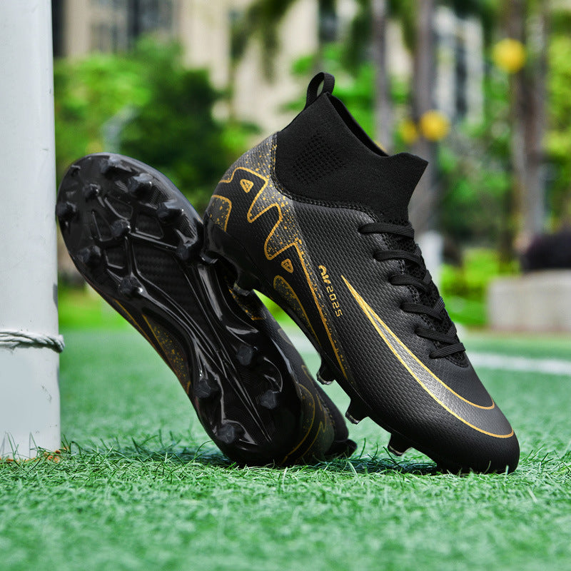 Assassin15Men's Football Shoes for Primary and Secondary School Students and Teenagers AG Spike tf Broken Nail Adult Competition Training Shoes