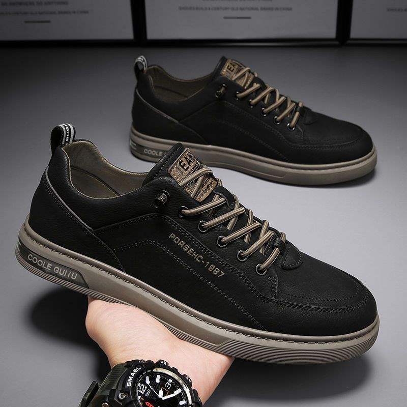 Men's Safety Shoes Summer Versatile Casual Trendy Canvas Shoes Men's Slip-On Kitchen Work Non-Slip Work Trendy Shoes