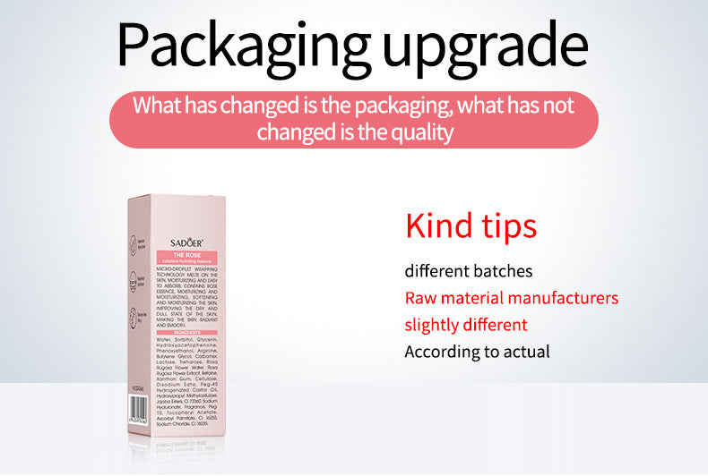 Plant Essence Serum SADOER Aloe Vera Rose Chamomile Hydrating Moisturizing  Foreign Trade Wholesale