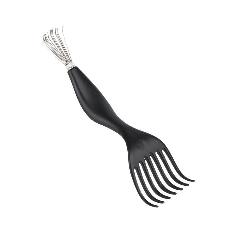Large Curved Comb, Ribbed Hair Comb, Boar Bristle Curved Massage Comb, Nine-Row Comb, Styling Curling and Smoothing Comb, Cross-Border