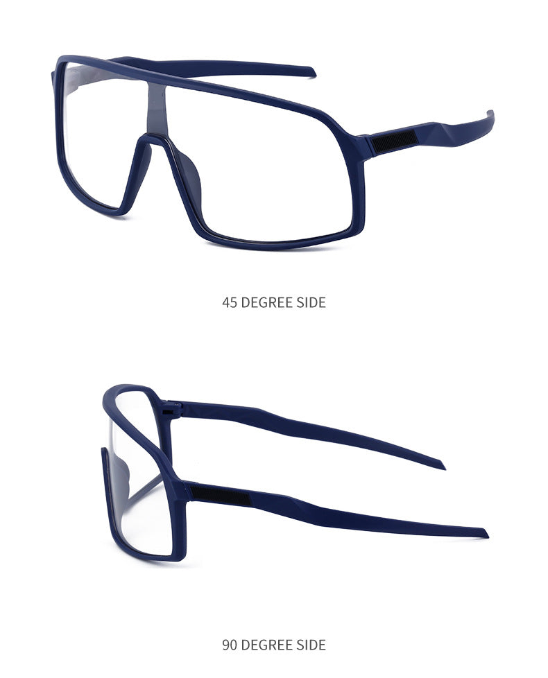 Cycling Sports One-piece Color-changing Sunglasses Men's Trendy Sunglasses Outdoor Mountaineering Sunscreen Glasses sunglasses