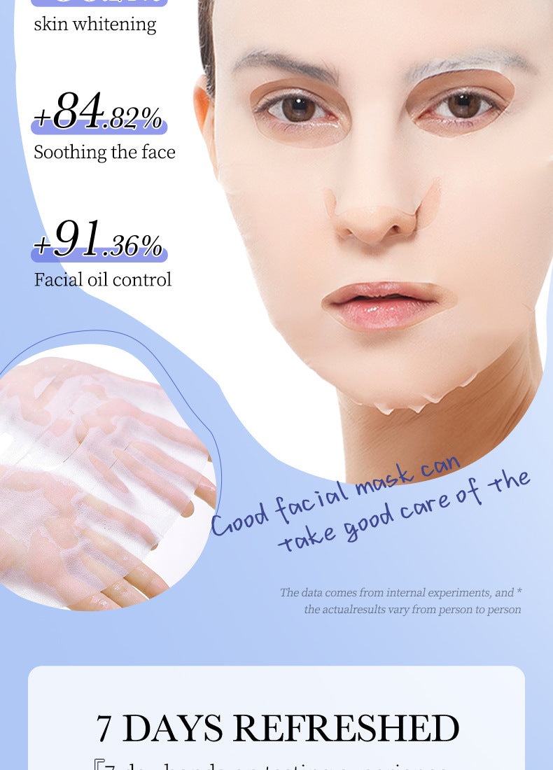 BIOAOUA Hyaluronic Acid Moisturizing Mask Moisturizing Brightening Hydrating Mask Skin Care Products Genuine Wholesale