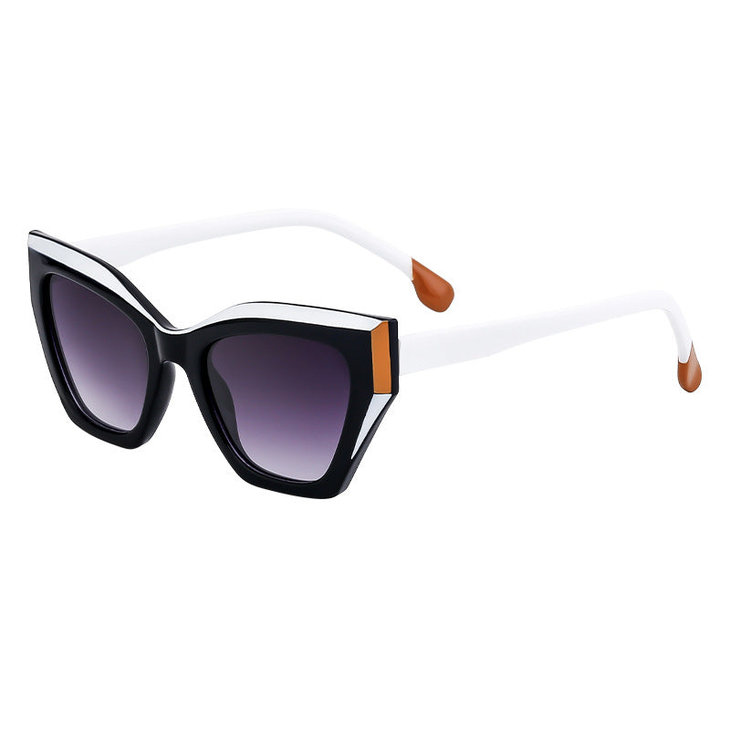 European and American Fashion Cat Eye Sunglasses for Women Hollow High-end Sunglasses Wholesale Glasses sunglasses