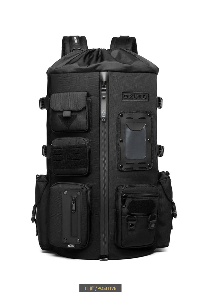 OZUKO Basketball Backpack Men's Large Capacity Waterproof Backpack Sports Bag Multifunctional Outdoor Trendy Brand Backpack