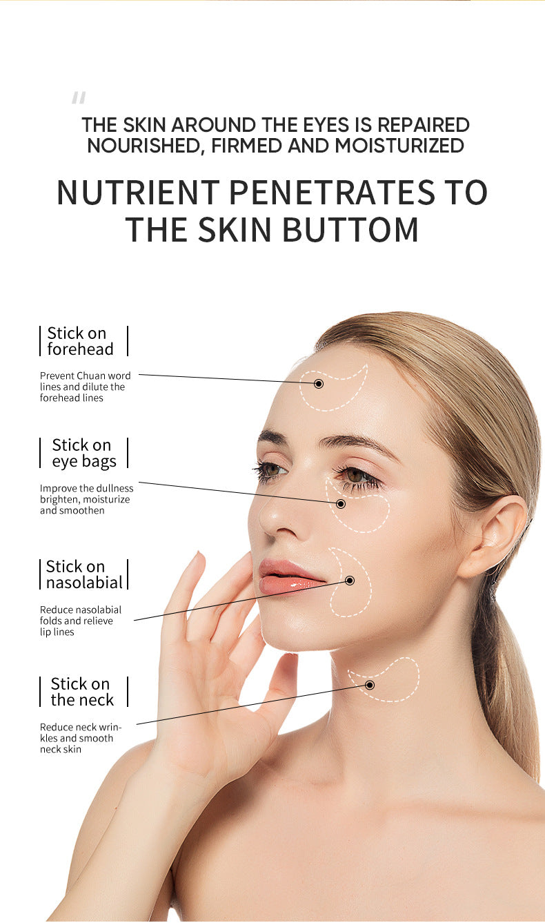 Eye Mask ZOZU Golden Avocado Moisturizing and Hydrating   foreign trade skincare products live wholesale