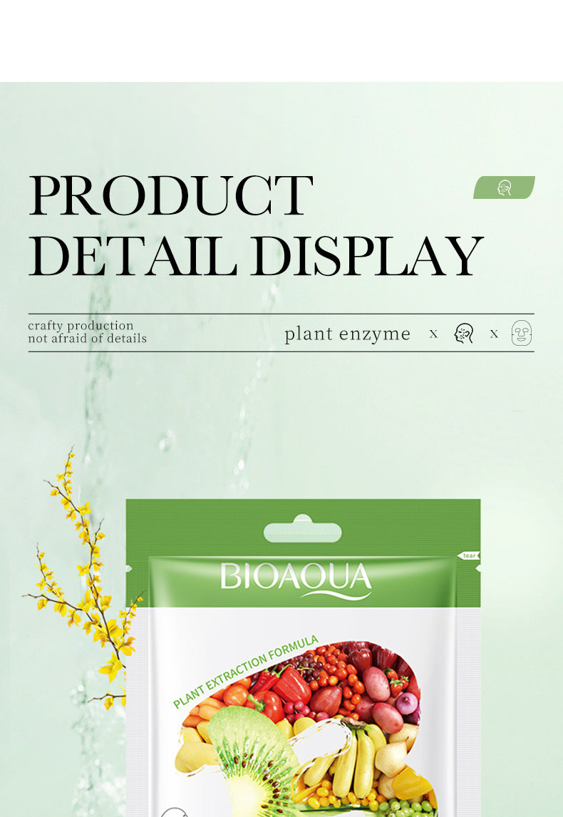 Plant Enzyme Mask25gBIOAOUA Hydrating and Moisturizing Tablets for Cross-Border Wholesale