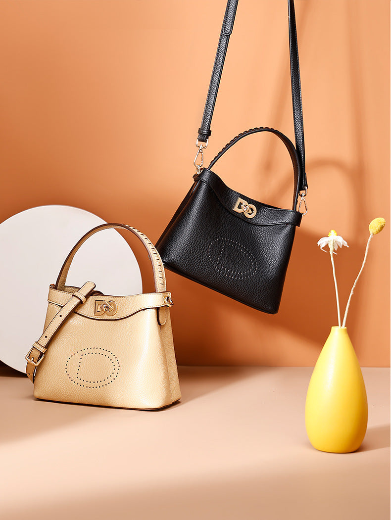 New Bucket Tote Bag Niche Versatile Handbag for Women Daily Casual Light Luxury Fashion Women's Bag Single Shoulder Crossbody Bag